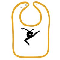 Infant Contrast Trim Terry Bib Thumbnail