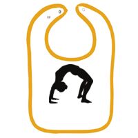 Infant Contrast Trim Terry Bib Thumbnail