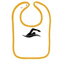 Infant Contrast Trim Terry Bib Thumbnail