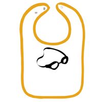 Infant Contrast Trim Terry Bib Thumbnail
