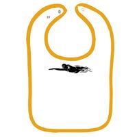 Infant Contrast Trim Terry Bib Thumbnail