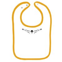 Infant Contrast Trim Terry Bib Thumbnail