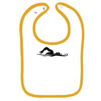 Infant Contrast Trim Terry Bib Thumbnail