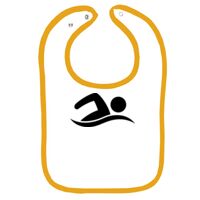 Infant Contrast Trim Terry Bib Thumbnail