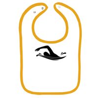 Infant Contrast Trim Terry Bib Thumbnail