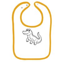 Infant Contrast Trim Terry Bib Thumbnail