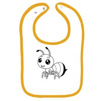 Infant Contrast Trim Terry Bib Thumbnail