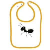 Infant Contrast Trim Terry Bib Thumbnail