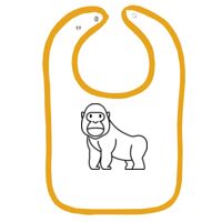 Infant Contrast Trim Terry Bib Thumbnail