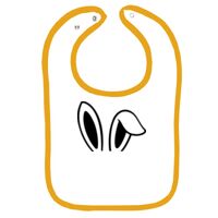 Infant Contrast Trim Terry Bib Thumbnail