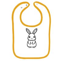 Infant Contrast Trim Terry Bib Thumbnail