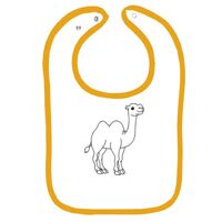 Infant Contrast Trim Terry Bib Thumbnail