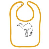 Infant Contrast Trim Terry Bib Thumbnail