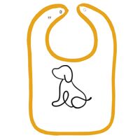 Infant Contrast Trim Terry Bib Thumbnail