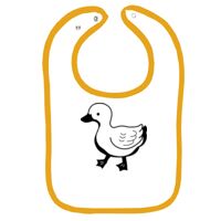 Infant Contrast Trim Terry Bib Thumbnail