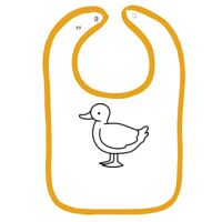 Infant Contrast Trim Terry Bib Thumbnail