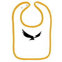 Infant Contrast Trim Terry Bib Thumbnail