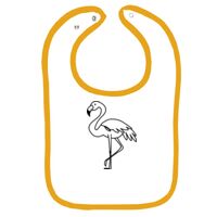 Infant Contrast Trim Terry Bib Thumbnail