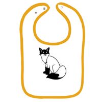 Infant Contrast Trim Terry Bib Thumbnail