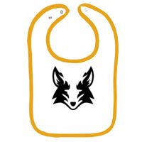 Infant Contrast Trim Terry Bib Thumbnail