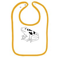 Infant Contrast Trim Terry Bib Thumbnail