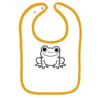 Infant Contrast Trim Terry Bib Thumbnail