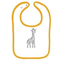 Infant Contrast Trim Terry Bib Thumbnail