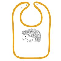 Infant Contrast Trim Terry Bib Thumbnail