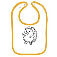 Infant Contrast Trim Terry Bib Thumbnail