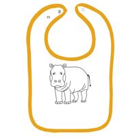 Infant Contrast Trim Terry Bib Thumbnail