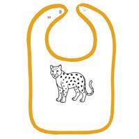 Infant Contrast Trim Terry Bib Thumbnail