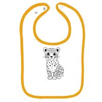 Infant Contrast Trim Terry Bib Thumbnail