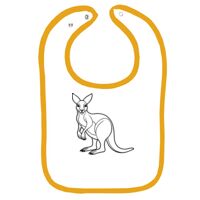 Infant Contrast Trim Terry Bib Thumbnail