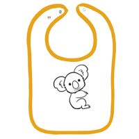 Infant Contrast Trim Terry Bib Thumbnail