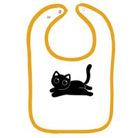 Infant Contrast Trim Terry Bib Thumbnail