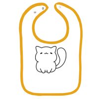 Infant Contrast Trim Terry Bib Thumbnail