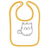 Infant Contrast Trim Terry Bib Thumbnail