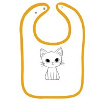 Infant Contrast Trim Terry Bib Thumbnail