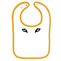 Infant Contrast Trim Terry Bib Thumbnail