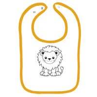 Infant Contrast Trim Terry Bib Thumbnail