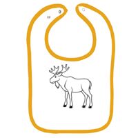 Infant Contrast Trim Terry Bib Thumbnail