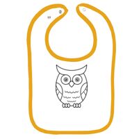 Infant Contrast Trim Terry Bib Thumbnail