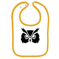 Infant Contrast Trim Terry Bib Thumbnail