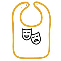 Infant Contrast Trim Terry Bib Thumbnail