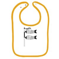 Infant Contrast Trim Terry Bib Thumbnail