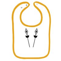 Infant Contrast Trim Terry Bib Thumbnail