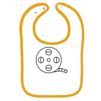 Infant Contrast Trim Terry Bib Thumbnail