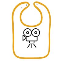 Infant Contrast Trim Terry Bib Thumbnail