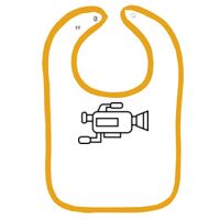 Infant Contrast Trim Terry Bib Thumbnail