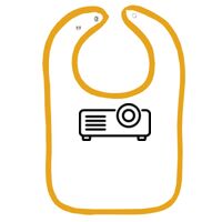 Infant Contrast Trim Terry Bib Thumbnail